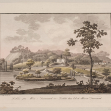 Liselund på Møn i Danmark, Søren Lange, 1804-1805. Statens Museum for Kunst.